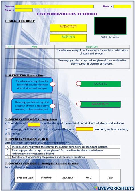 liveworksheets|Liveworksheets Tutorial .